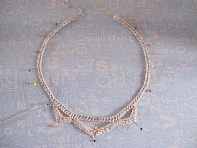 blocking necklace