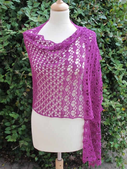 nejlika crochet stole