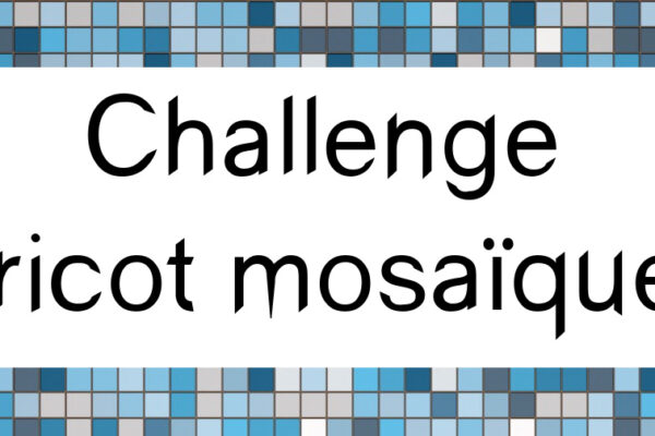 Challenge tricot mosaïque – une nouvelle aventure !